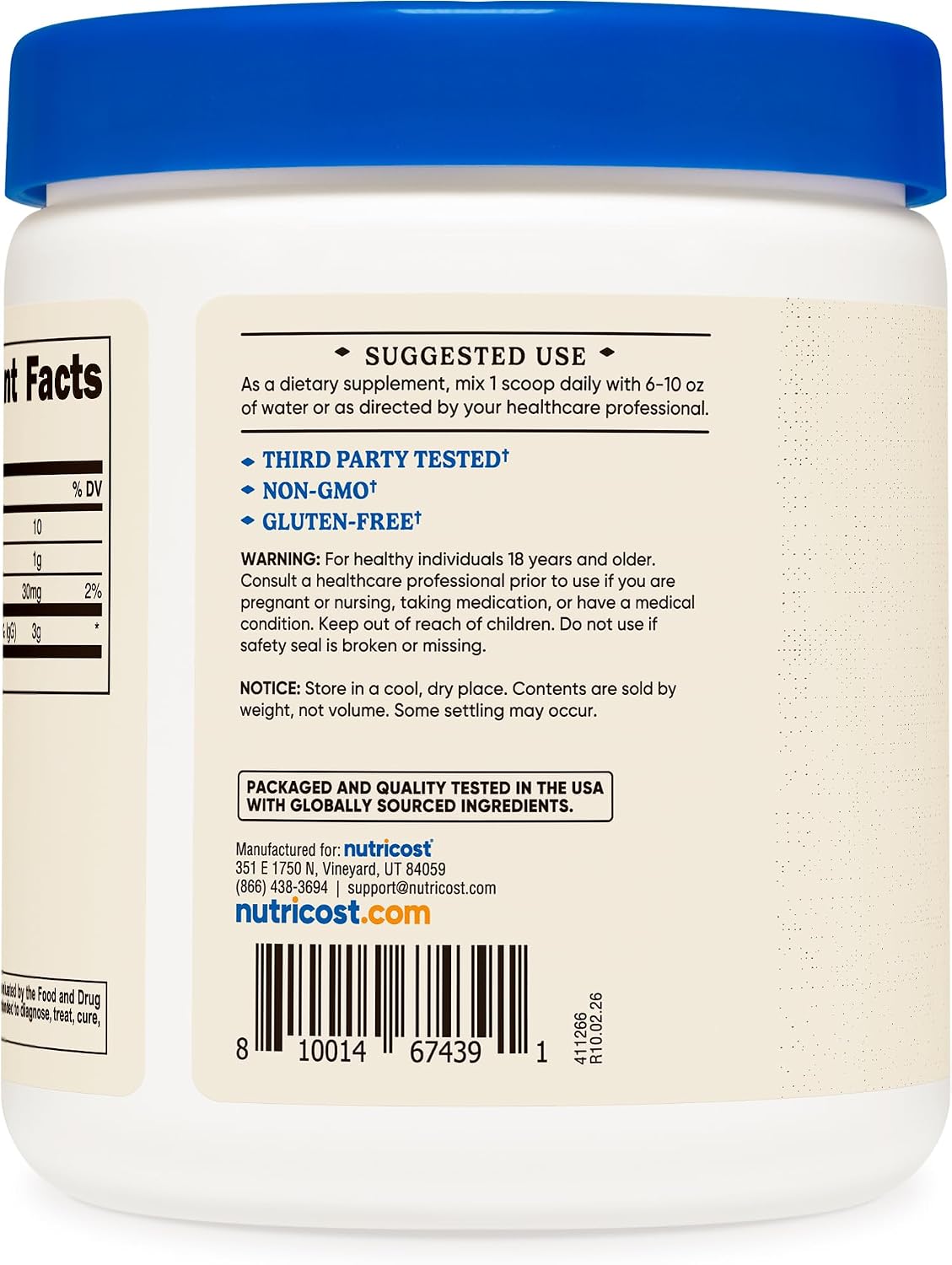 Nutricost Colostrum Powder - Bovine Colostrum with Lactoferrin and 30% IgG, 3g Per Serving, 76 Servings (227 g) - görsel 4