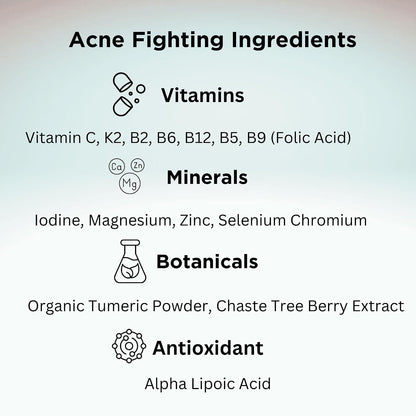 Clear Skin Acne Vitamin System - 60 Capsules (2-Pack)