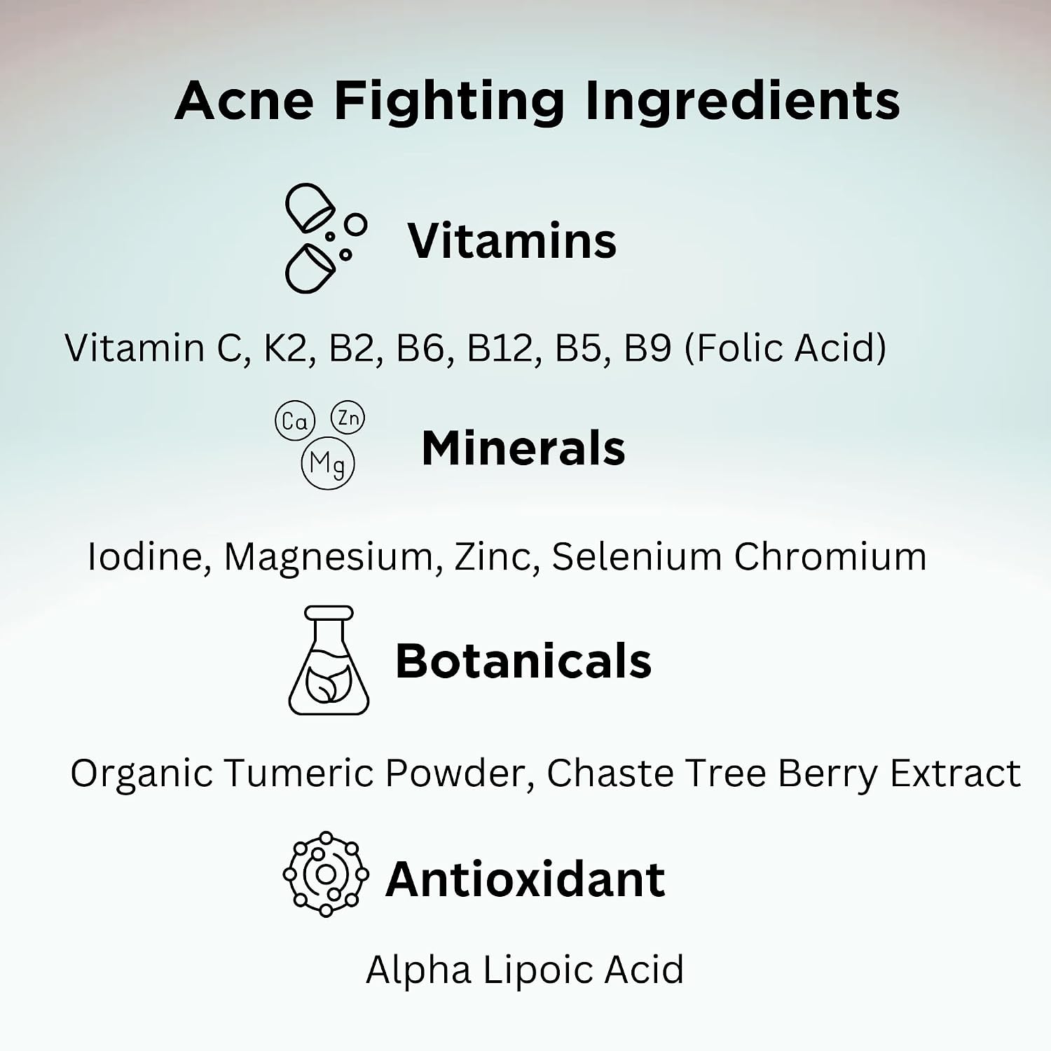 Clear Skin Acne Vitamin System - 240 Capsules (4 Pack) - görsel 4