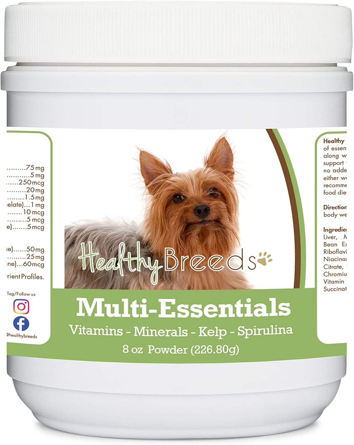 Healthy Breeds Silky Terrier Multi-Essentials Powder for Dogs – 227 g - görsel 1
