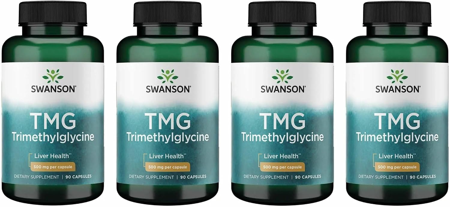 Swanson TMG Trimethylglycine – Amino Acid Supplement for Homocysteine Metabolism, 90 Capsules - görsel 9