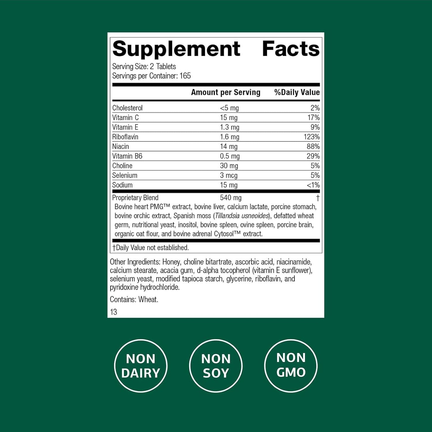Standard Process Cardio-Plus - Antioxidant Support & Heart Health Supplement - 330 Tablets - görsel 2