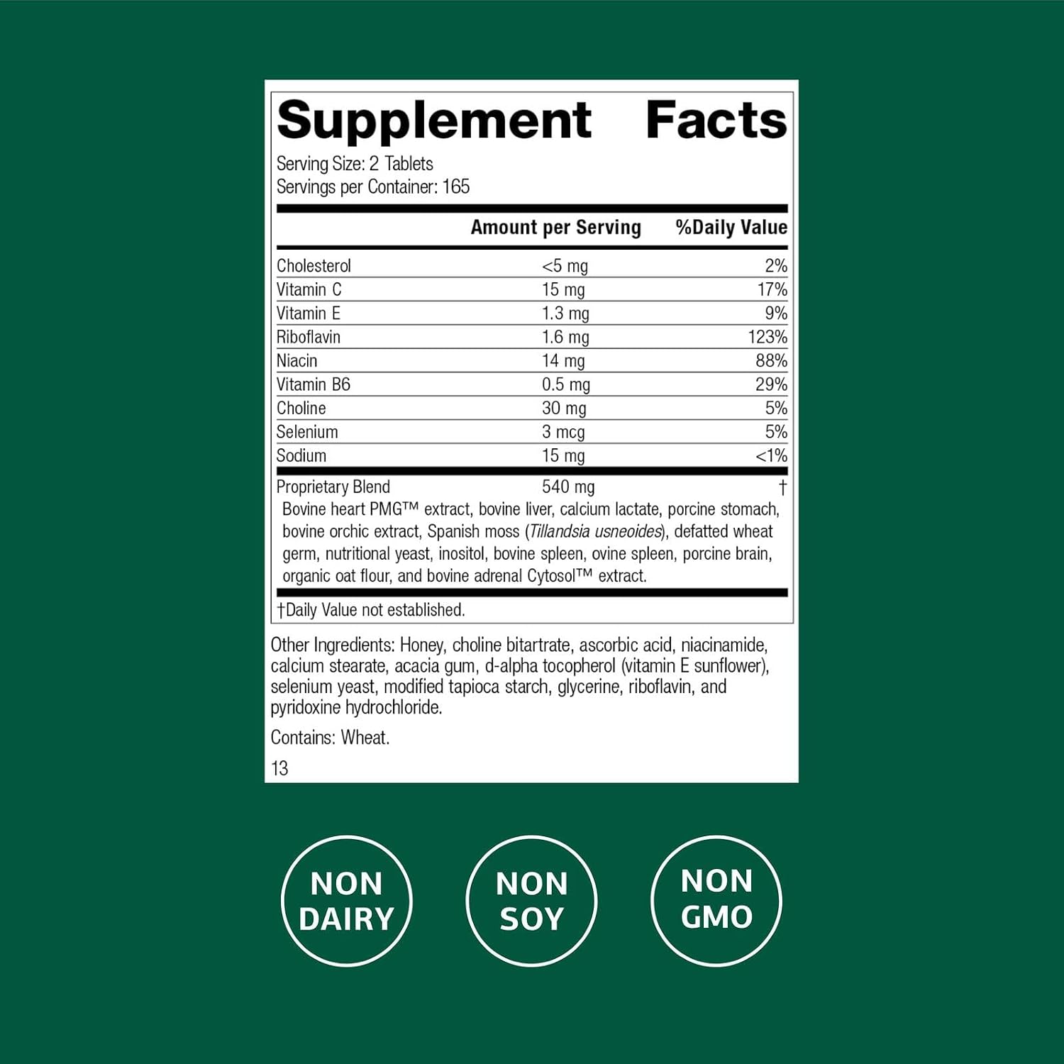 Standard Process Cardio-Plus - Antioxidant Support & Heart Health Supplement - 330 Tablets - görsel 2