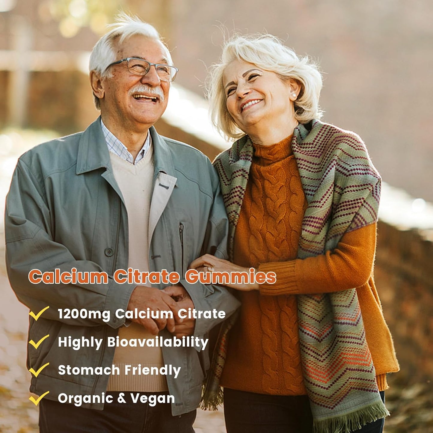 GONGOTA Calcium Citrate Gummies with Vitamin D3 - 120 Gummies - görsel 5