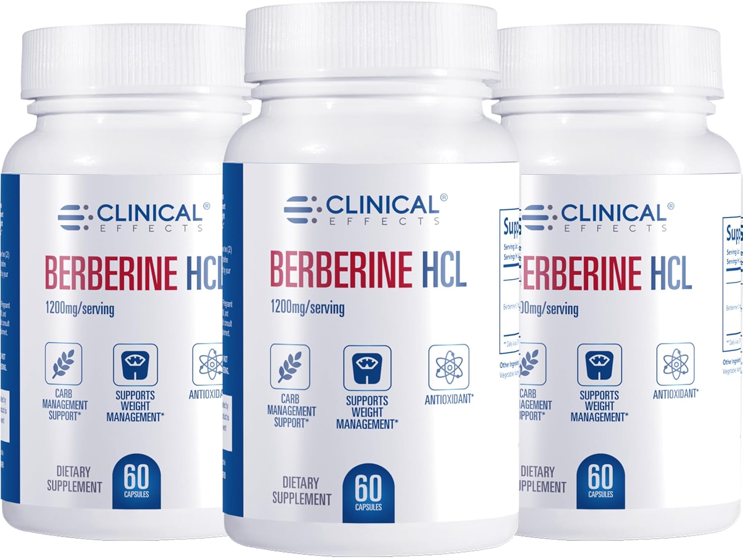 Clinical Effects Berberine HCL – Pure Berberine 1200mg – Liver Support – Vegan Supplement – 60 Vegan Capsules – Manufactured in the USA - görsel 8