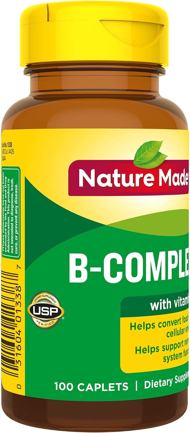 Nature Made B-Complex with Vitamin C Tablets, 300 Tablets (Pack of 3) - görsel 3