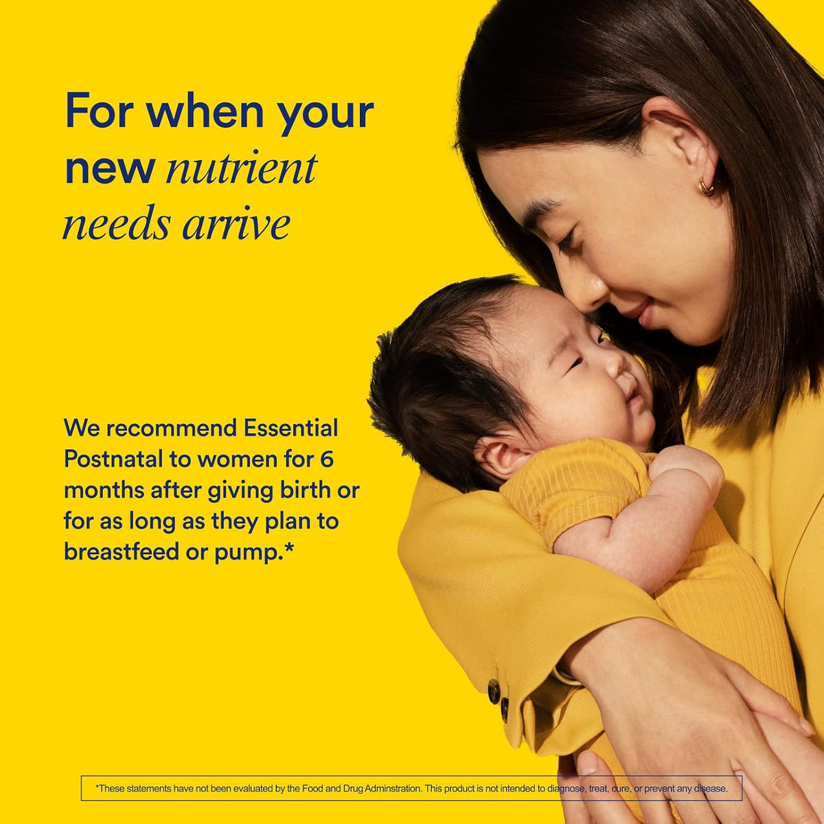 Ritual Postnatal Multivitamin for Women - Essential Vitamins & Minerals with Choline, Omega-3 DHA - Mint - 60 Capsules - görsel 8
