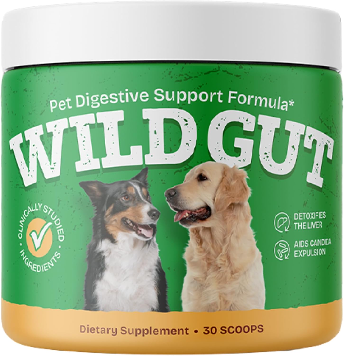 Wild Gut Natural Probiotic Supplement for Pets - Helps Maintain Digestive Health & Gut Microbiome - görsel 1