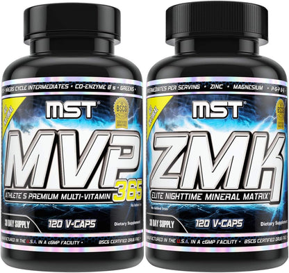MST Foundation Stack: ZMK Night-time Multi-Mineral & MVP-365 Premium Multiple Vitamin