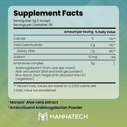 Mannatech Ambrotose Complex – Supports Cell-to-Cell Communication, with Manapol Aloe Vera, 25-Day Supply