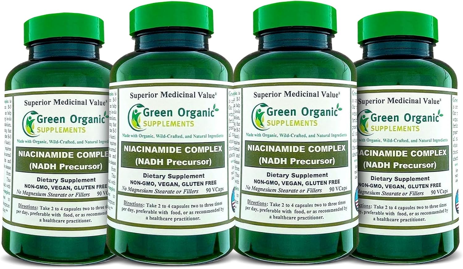 Green Organic Supplements Niacinamide Complex – High Absorbable, Non-GMO, Gluten-free (Pack of 5) - görsel 8
