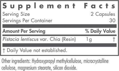 Allergy Research Group NutriCology Mastic Gum - Digestive Support - 1000 mg Chios Mastic Gum per Serving - 60 Capsules