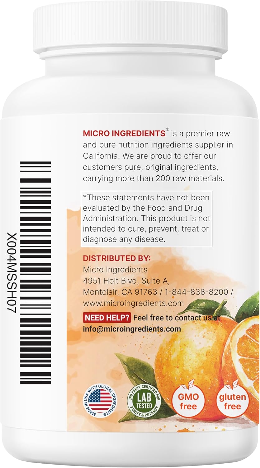 Pure Vitamin C 2,000mg, 240 Veggie Capsules – Dual Solubility, Non-GMO - görsel 8
