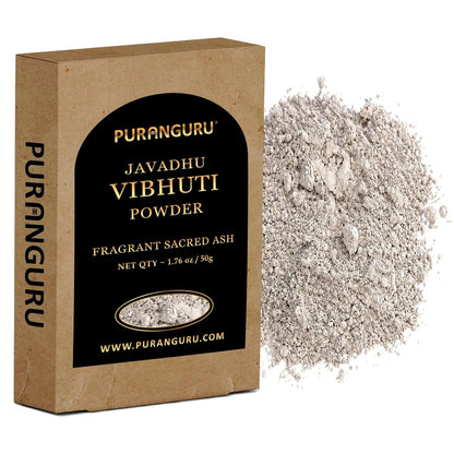 PuranGuru Javadhu Vibhuti Powder (50g) – Fragrant Sacred Ash