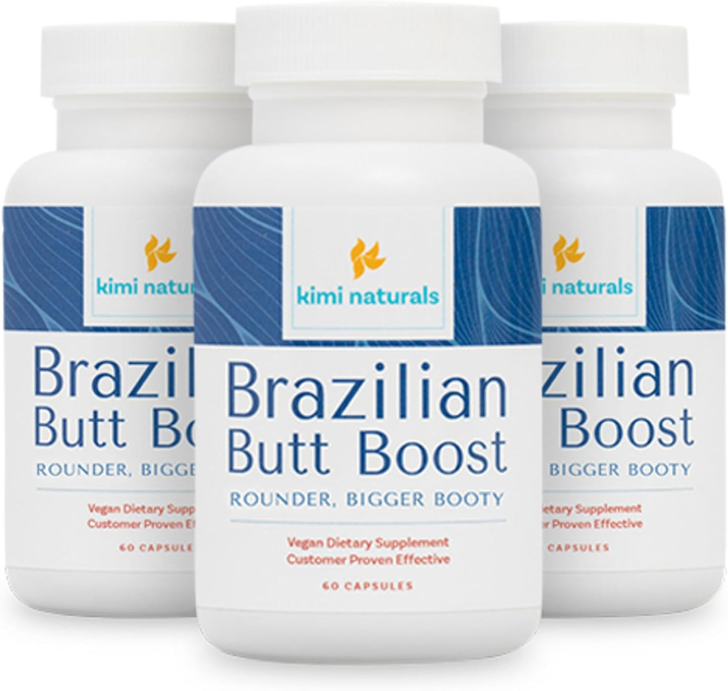 Kimi Naturals Butt Enhancer Pills – Natural Booty Builder for Bigger Buttocks and Curves – 60 Capsules - görsel 6