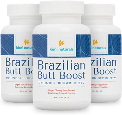 Kimi Naturals Butt Enhancer Pills – Natural Booty Builder for Bigger Buttocks and Curves – 60 Capsules