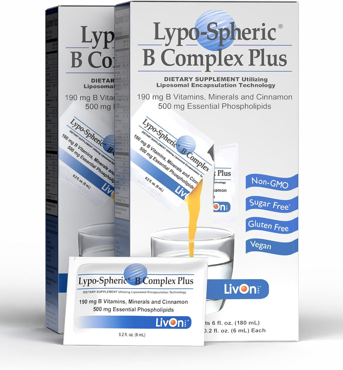 Lypo-Spheric B Complex Plus – 30 Packets (2 Pack) - görsel 1