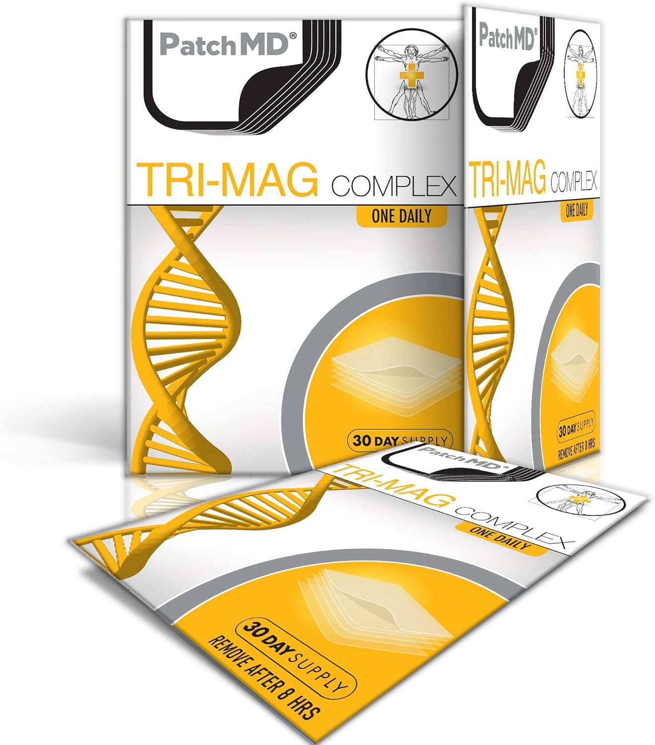 PatchMD - Tri-Mag Complex Topical Patch - 30 Day Supply - görsel 1