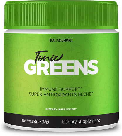 Tonic Greens Powder Advanced Formula - Natural Green Blend Food Supplement