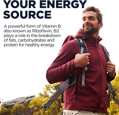 KAL Vitamin B2 100mg - Riboflavin Supplement for Energy Metabolism