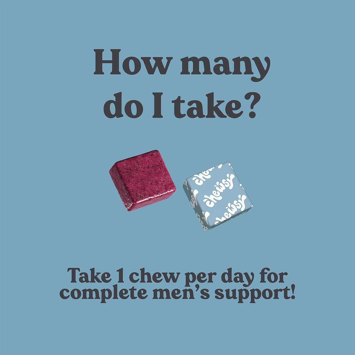 CHEWSY Men's Multivitamin Chews – Immune & Energy Support, 30-Day Supply - görsel 5