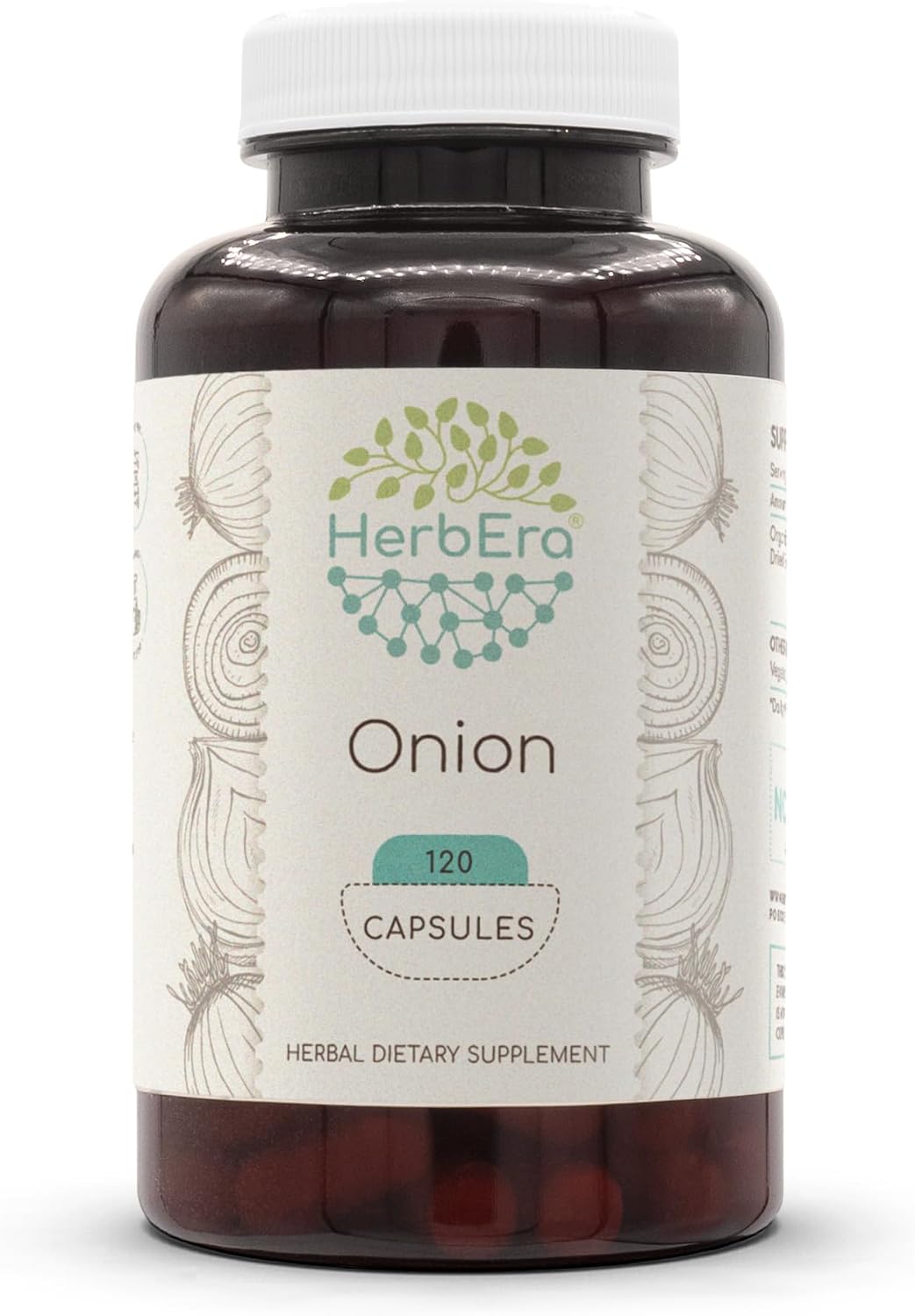 HerbEra Onion Capsules, 500 mg (60 Capsules) - görsel 5