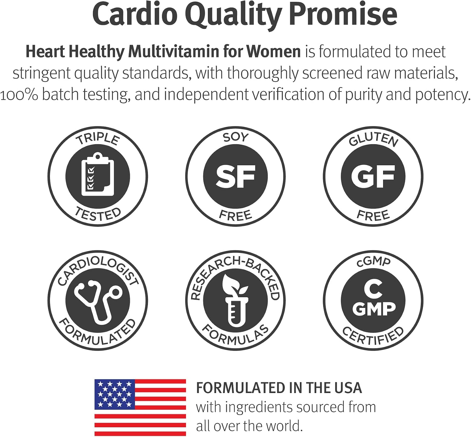 Dr. Sinatra Heart Healthy Multivitamin for Women with Vitamin D 1000 IU, 90 Tablets - görsel 4