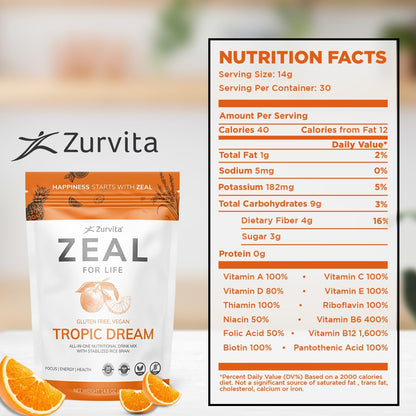 Zurvita - Zeal for Life 30-Day Wellness Bag – Immune Support: Antioxidant-rich superfoods and herbal extracts may – Image 2
