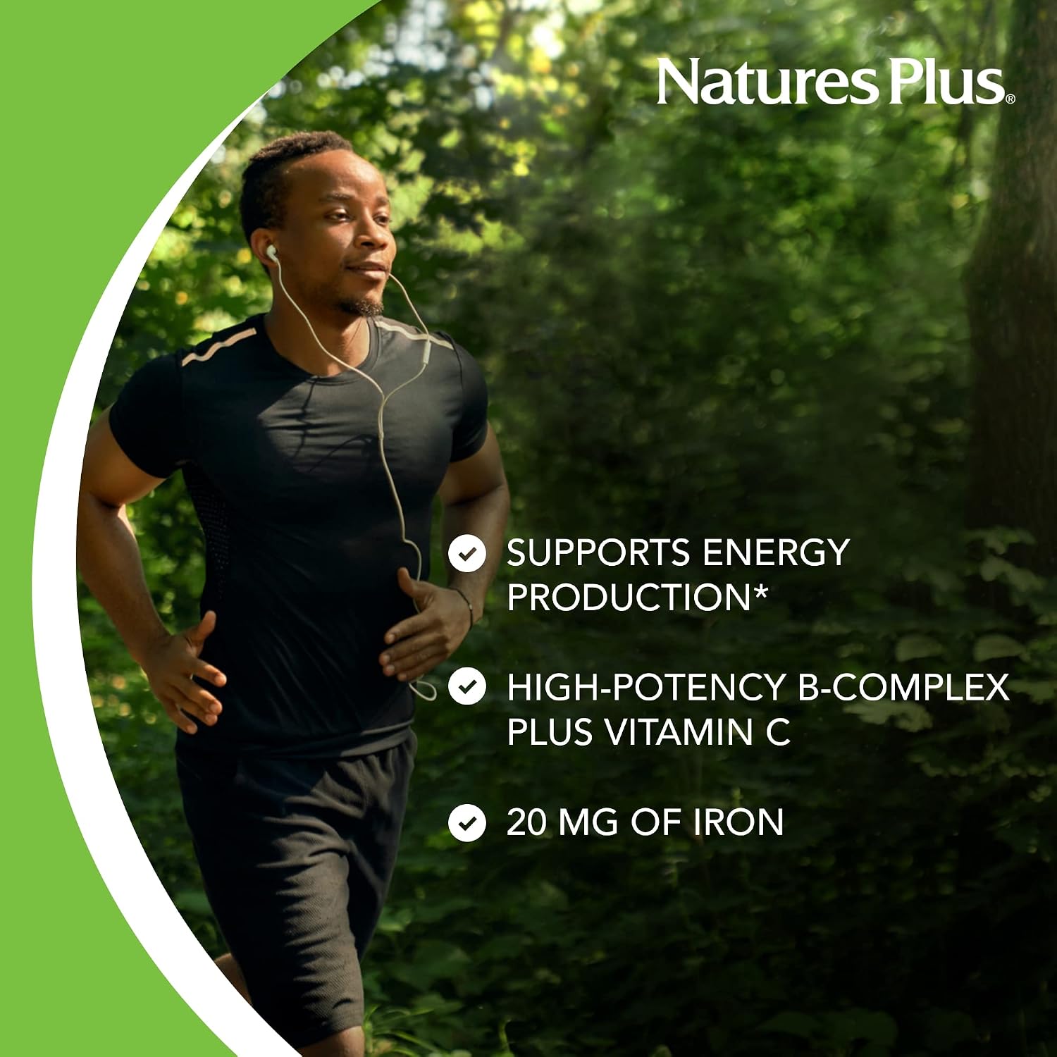 NaturesPlus Ultra-Stress with Iron, Sustained Release - 30 Vegetarian Tablets - görsel 4