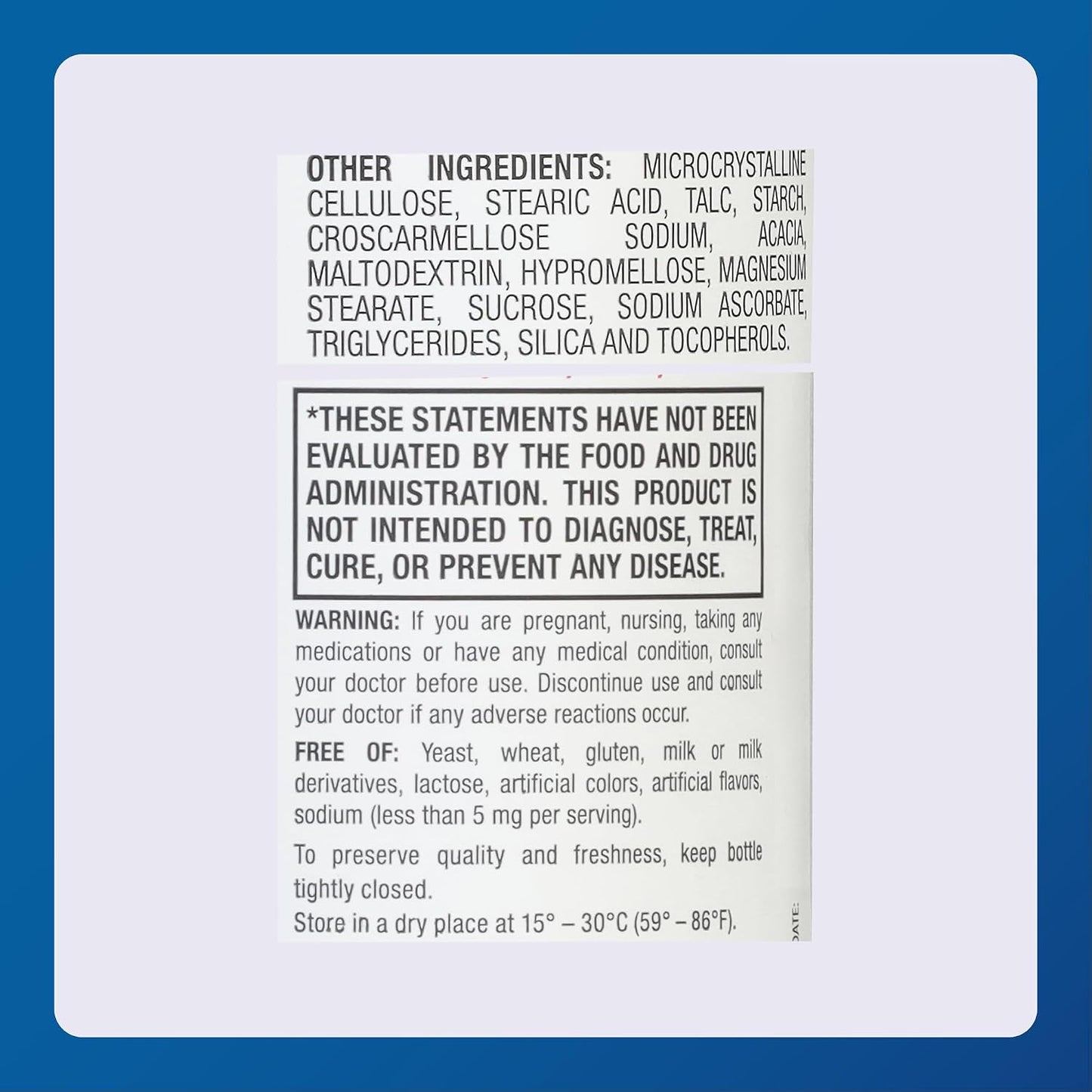MAJOR Vitamin D3 10mcg (400 IU) with Calcium - 100 Tablets (3 Pack) - görsel 6