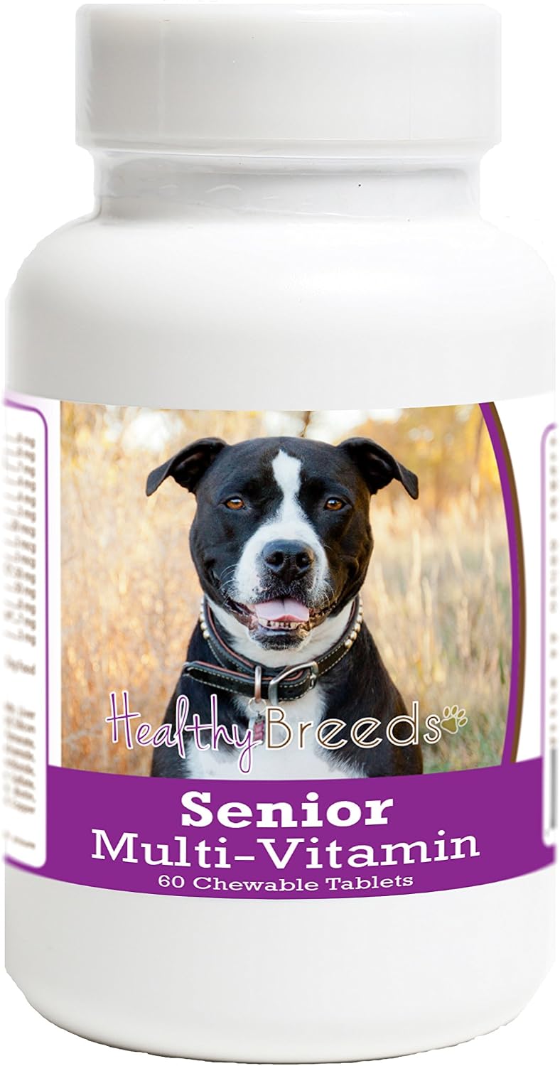 Healthy Breeds Pit Bull Senior Dog Multivitamin Tablets 60 Tablets - görsel 1
