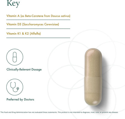 Natura Health Products D-A-K (ADK) – Vitamin – Heart Health: By directing calcium away from arteries, vitamin K2 – Image 2