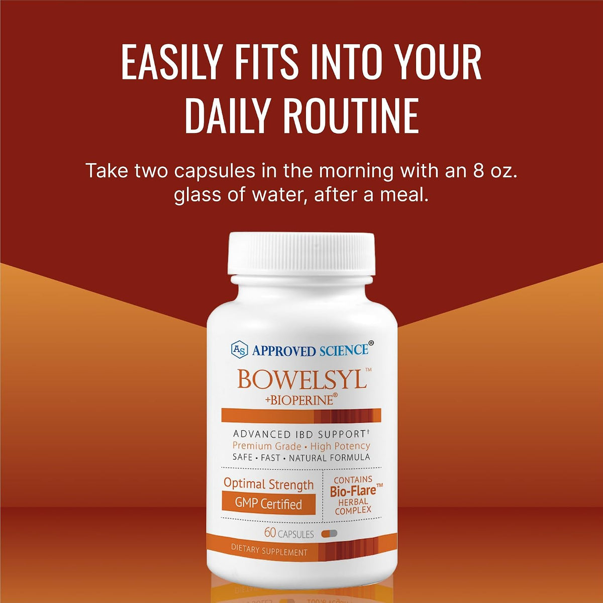 Approved Science Bowelsyl - 360 Capsules - GI Tract Support & Nutrient Absorption - görsel 5