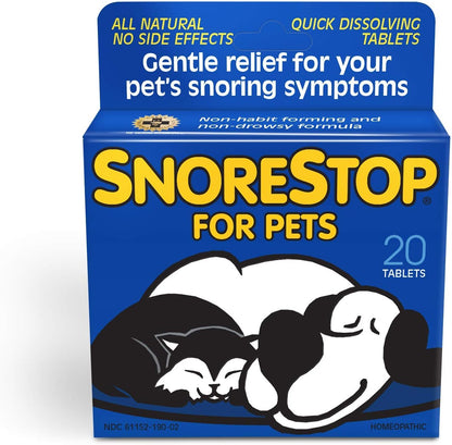 SnoreStop for Pets 20 Chewable Tablets