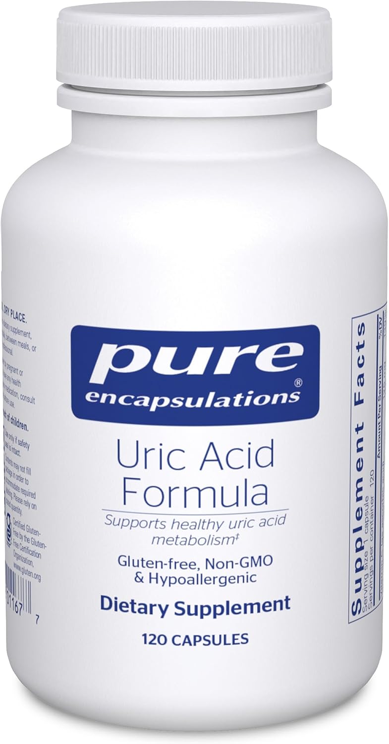Pure Encapsulations Uric Acid Formula, 120 Capsules - görsel 1
