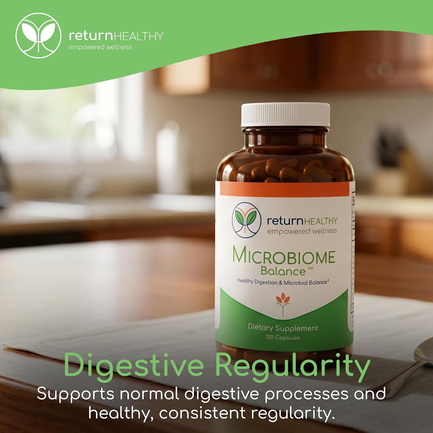 Microbiome Balance – Gut Health Supplement with Monolaurin & Caprylic Acid – 120 Capsules - görsel 6