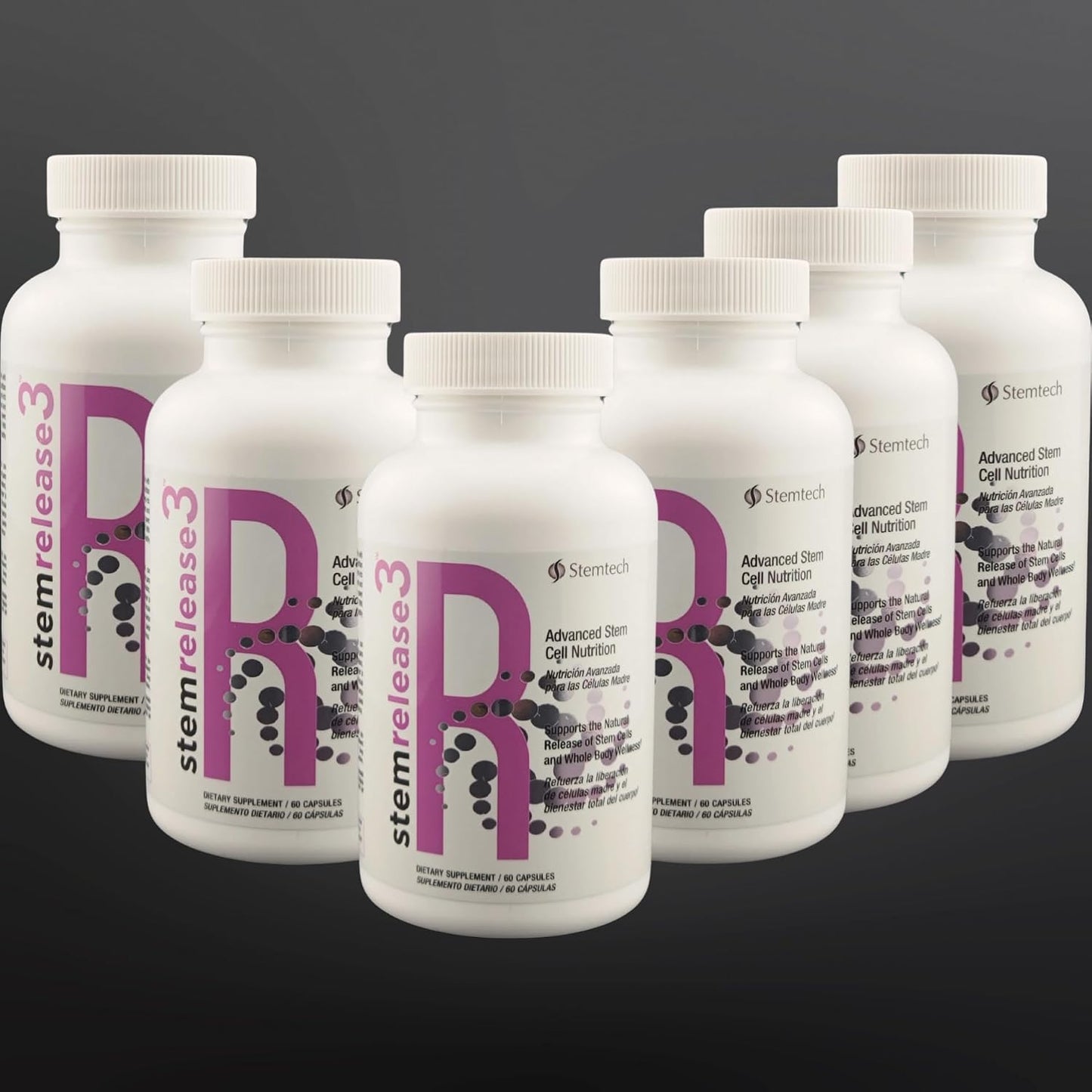Stemrelease3™ Cutting-Edge Stem Cell Nutrition for Natural Renewal and Youthful Vitality, Exclusive Blend for Enhanced Telomere Health 60 Capsules (Pack of 6) - görsel 7