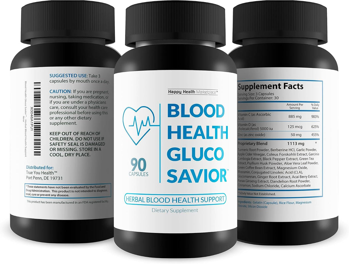 Blood Health Gluco Saviour - Herbal Blood Sugar & Circulation Support - görsel 4