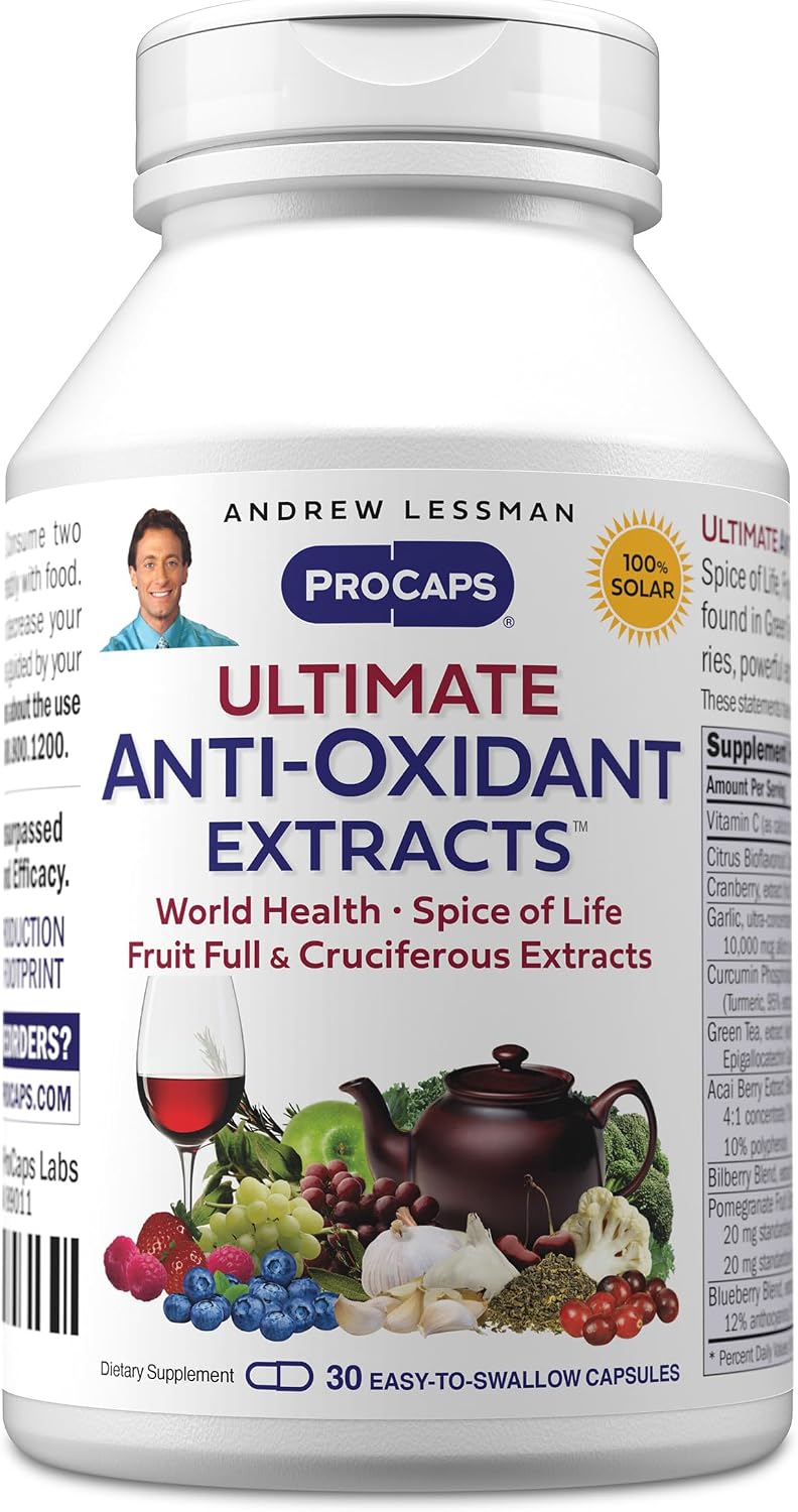ANDREW LESSMAN Ultimate Anti-Oxidant Extracts - 30 Capsules - görsel 1