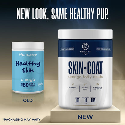 Healthy Pup Dog Fish Oil Supplements - 180 Chews