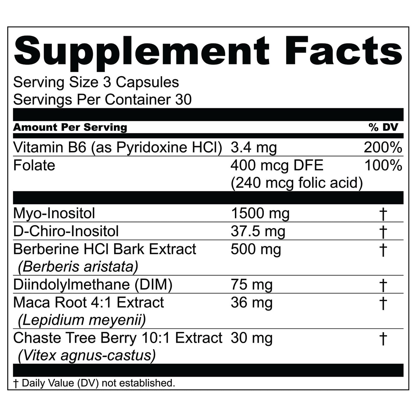Live Conscious Beyond Hormone – Menopause & PMS Supplement with Berberine, DIM, Chaste Tree Berry, Maca Root, Myo & D-Chiro-Inositol – 90 Capsules - görsel 8