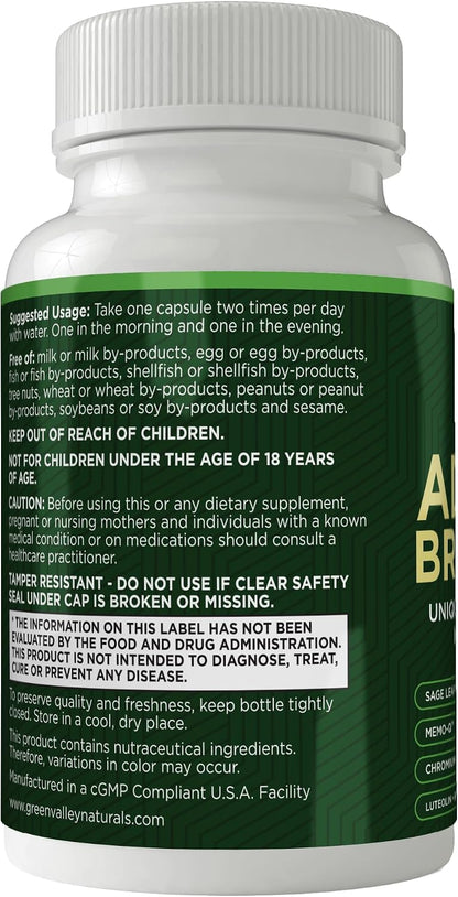 Advanced Brain Power - Supports Focus, Concentration and Mental Clarity