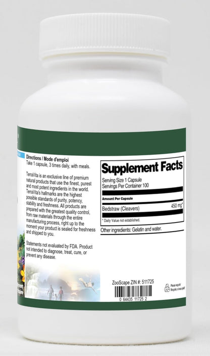 Cleavers (Bedstraw) - 450 mg (100 Capsules)