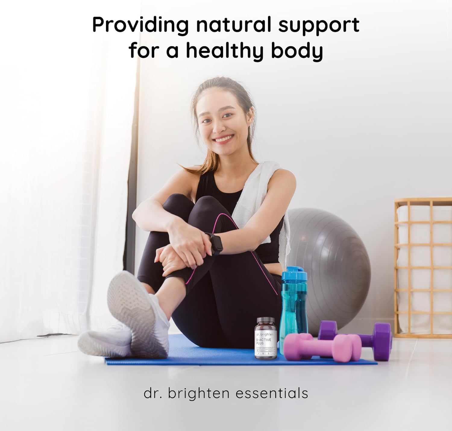 Dr. Brighten B-Active Plus — Vegan B Vitamin Supplement for Energy, Metabolism, Heart Health and Memory, 60 Capsules - görsel 7