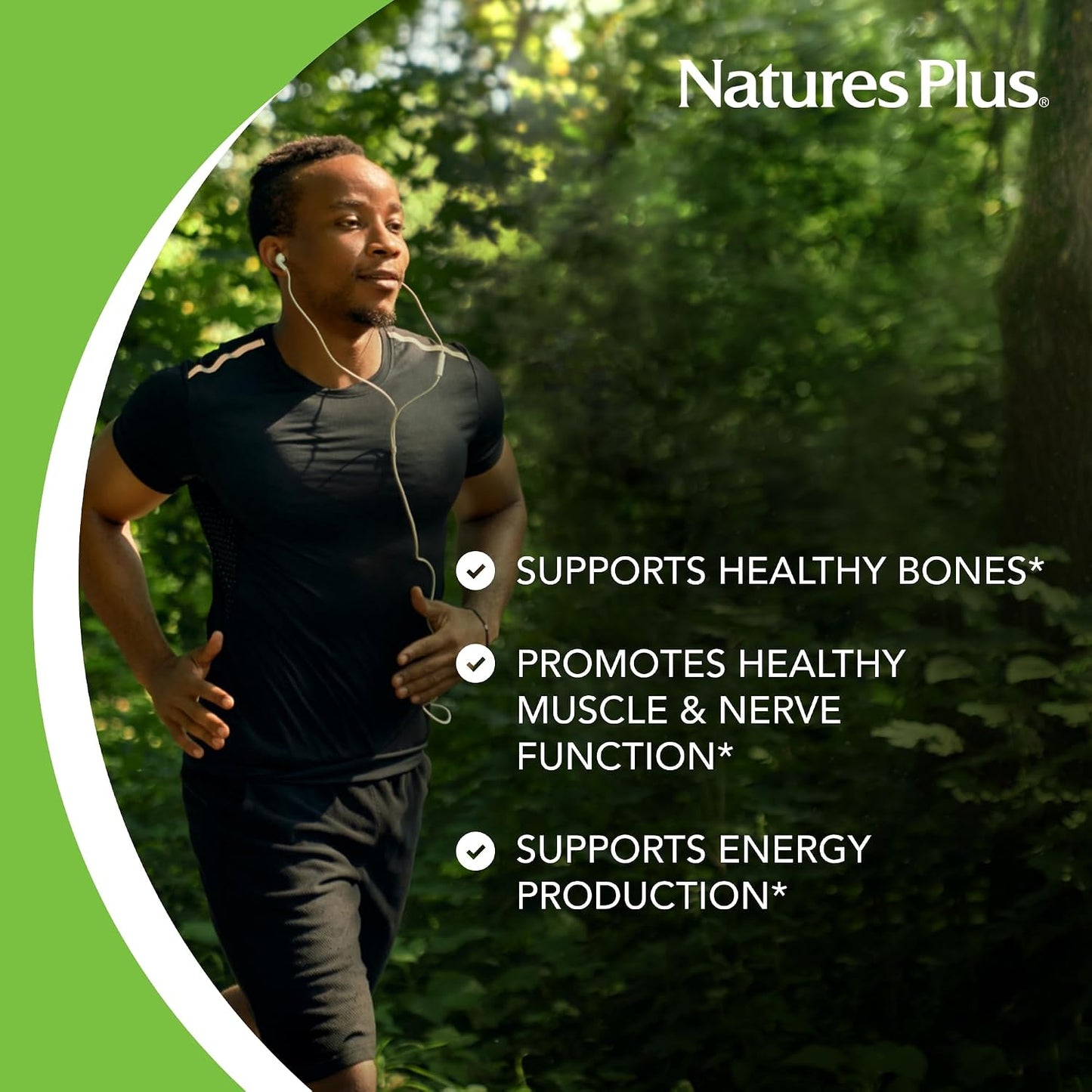 NaturesPlus Cal/Mag Citrate - 90 Vegetarian Capsules - Bone Health with 500 mg Calcium & 250 mg Magnesium - görsel 4