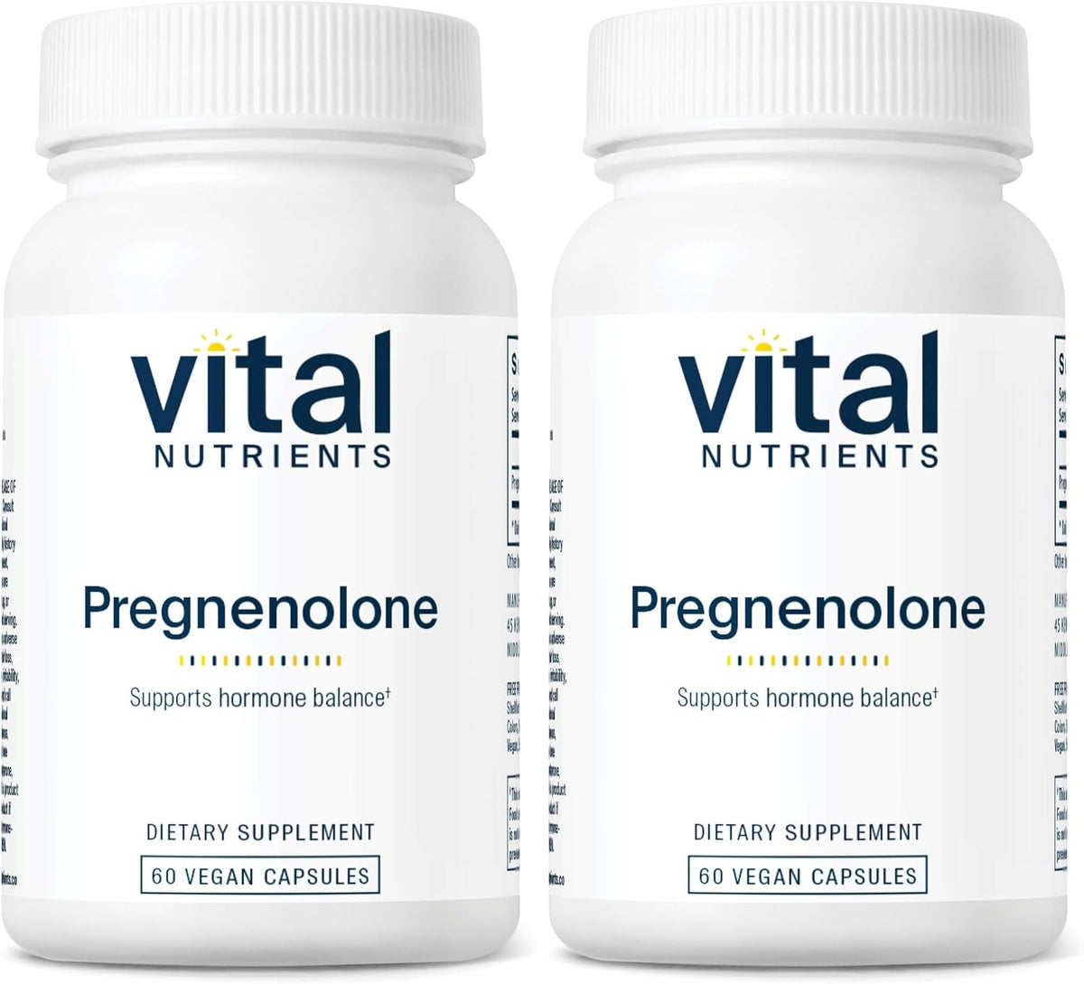 Vital Nutrients Pregnenolone 10 mg, 60 Vegetarian Capsules - görsel 6