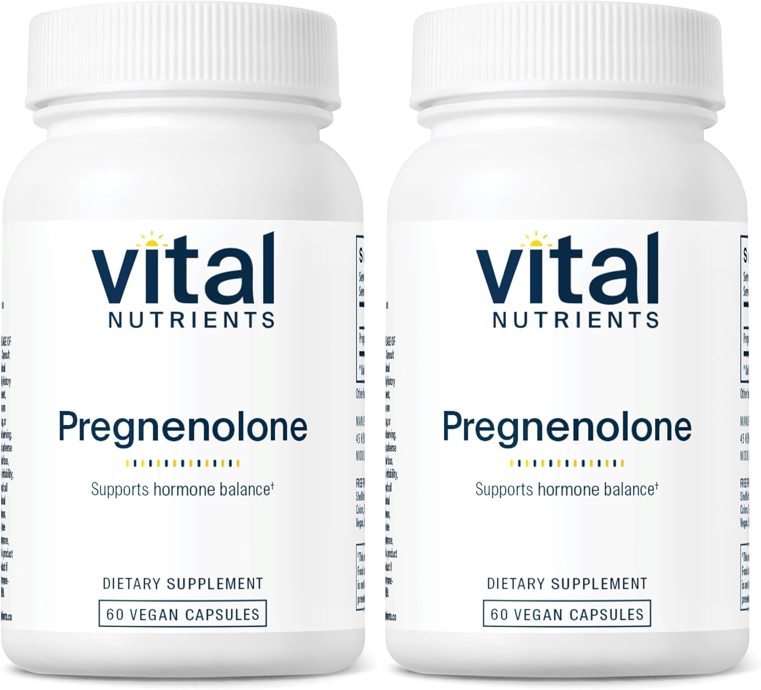 Vital Nutrients Pregnenolone 10 mg, 60 Vegetarian Capsules - görsel 6