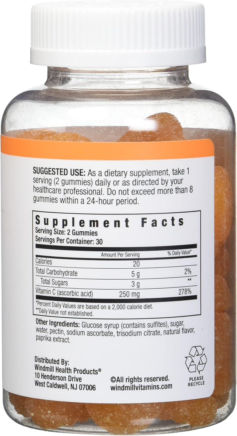 NutritionWorks Vitamin C 250 mg Gummies, Supports Immune Health, 60 Gummies - görsel 2