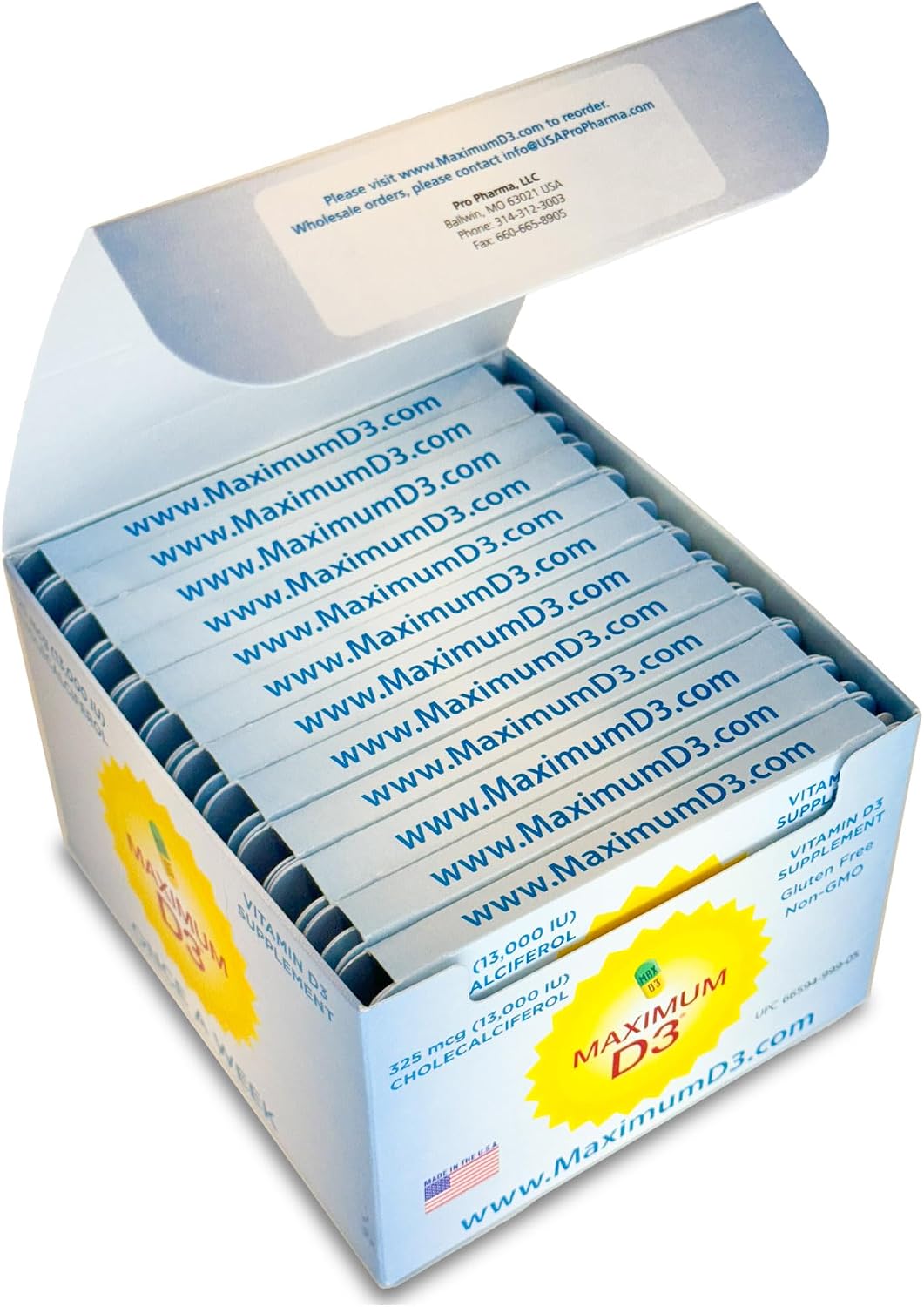 Maximum D3 - Vitamin D3 13,000 IU, 60 Capsules (60-Week Supply) - görsel 9