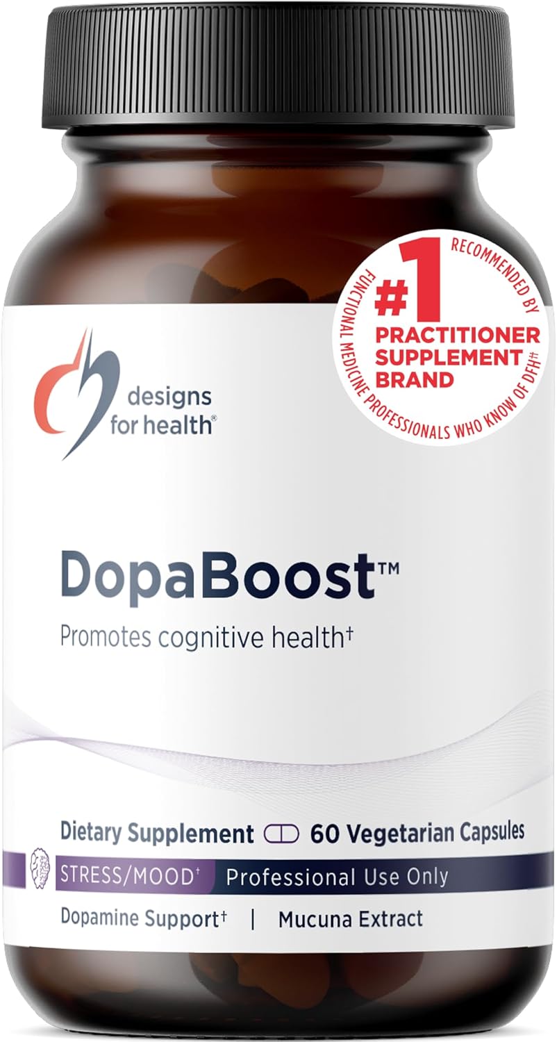 Designs for Health DopaBoost - Cognitive and Mood Support Supplement (60 Capsules) - görsel 1